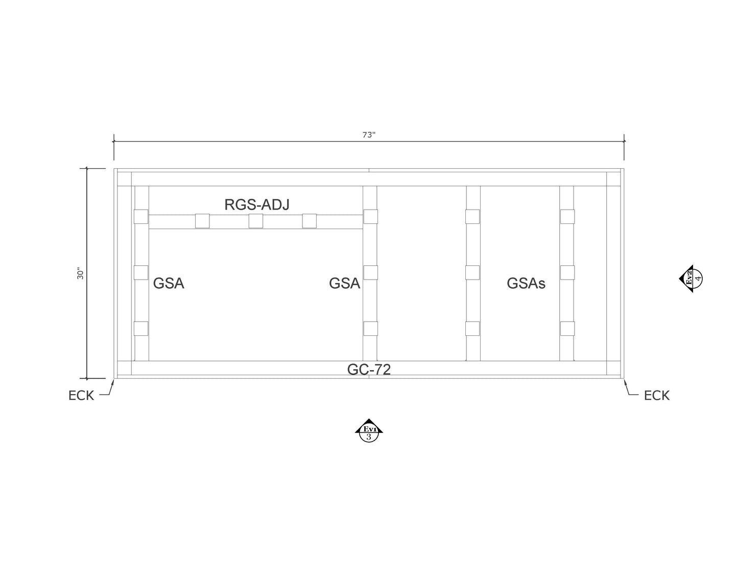 6 SERIES 6 Ft Outdoor Kitchen Island - 6.0BLZC
