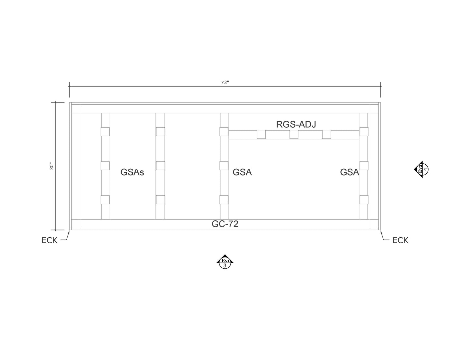 6 SERIES 6 Ft Outdoor Kitchen Island - 6.0BLZC