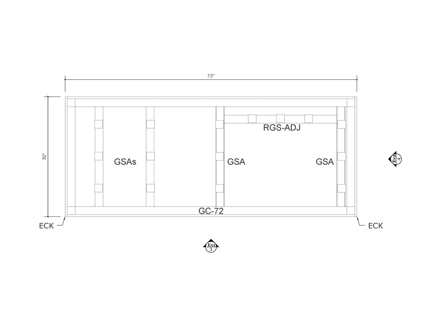 6 SERIES 6 Ft Outdoor Kitchen Island - 6.1BLZB