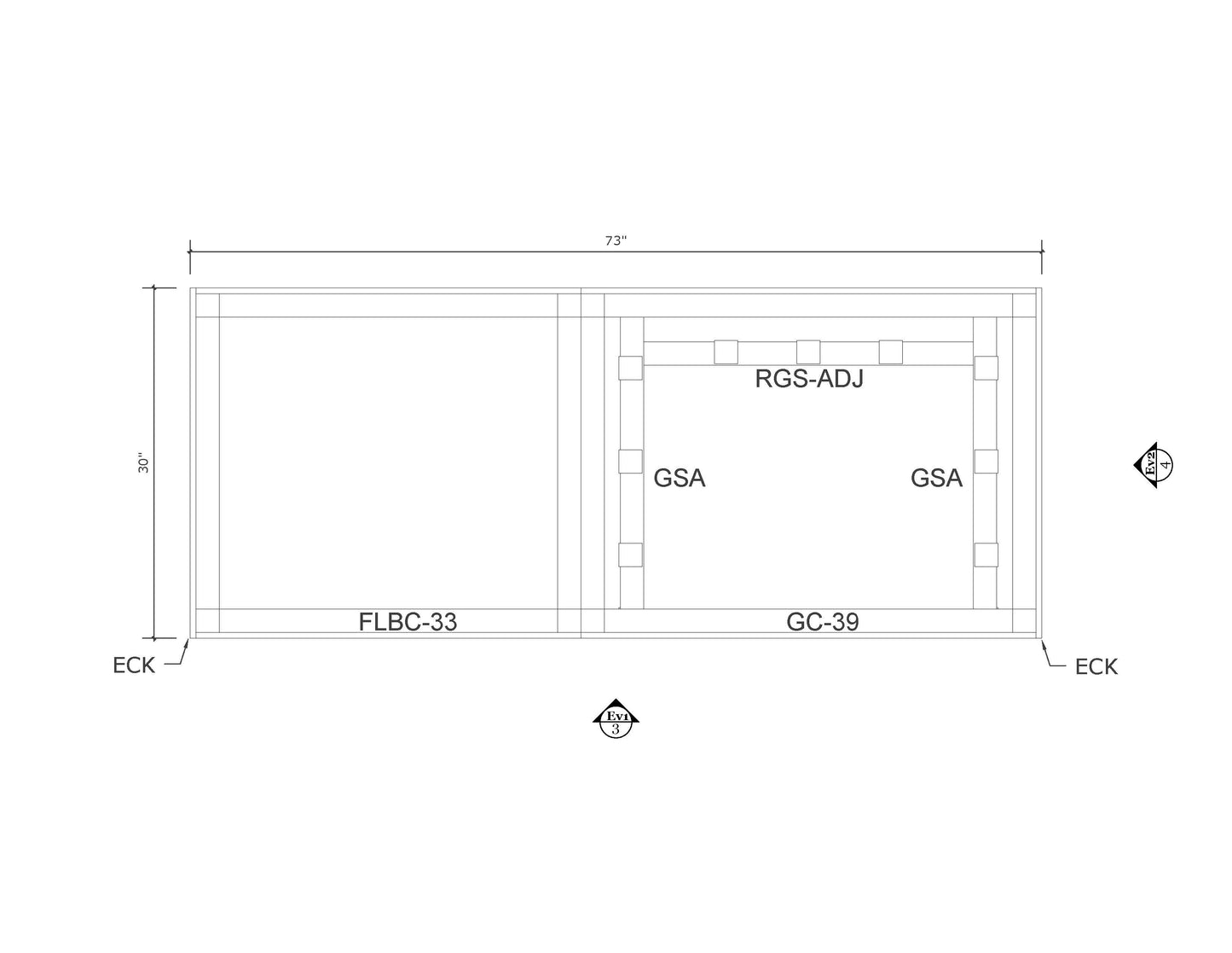 6 SERIES 6 Ft Outdoor Kitchen Island - 6.3RCSA