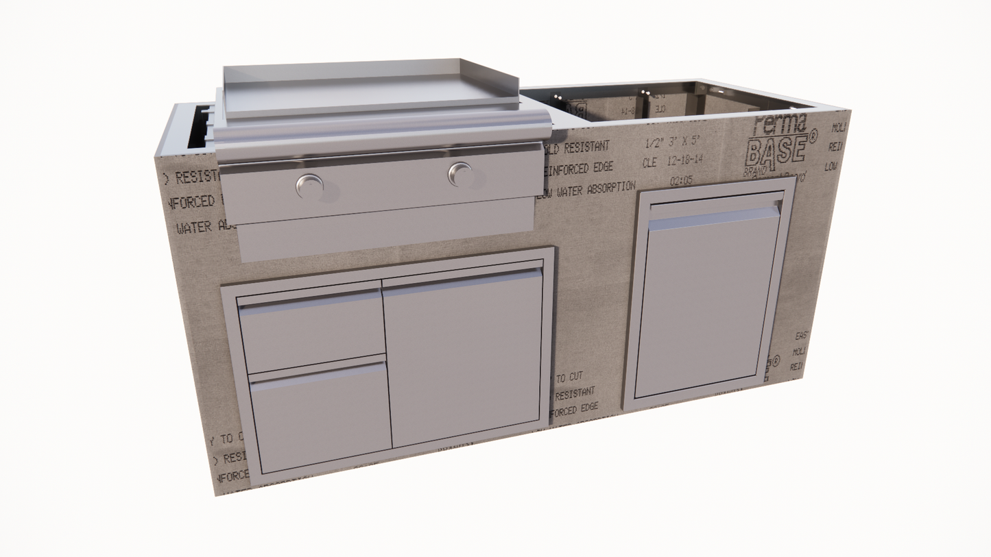 6 SERIES 6 Ft Outdoor Kitchen Island - 6.3RCSA
