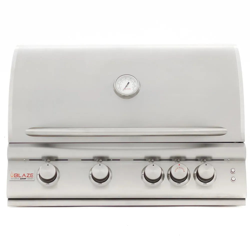 Blaze Marine Grade 316L 4-Burner Premium LTE - BLZ-4LTE2MG-LP/NG