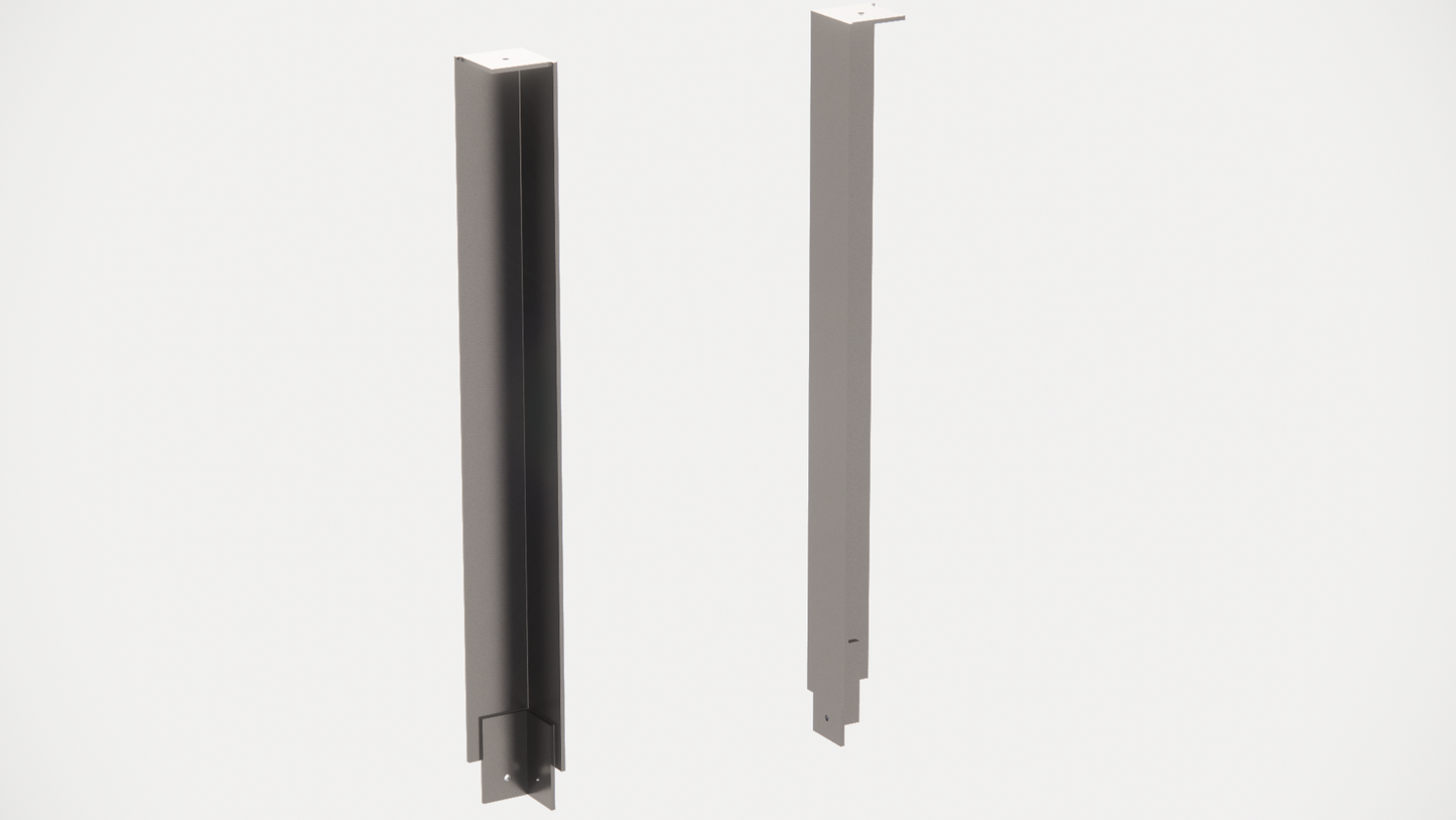 Grill Cabinet Vertical Adjustable Rails (GCVAR)