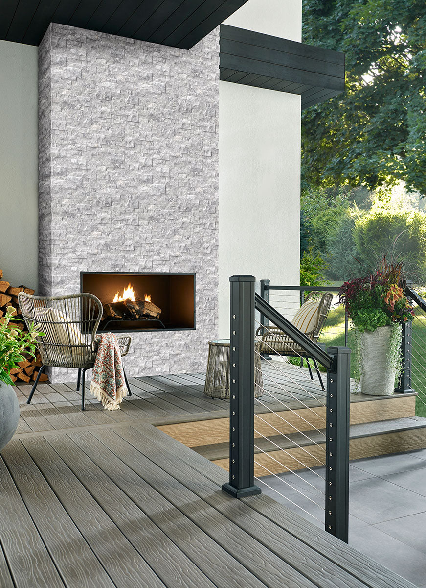 Arabescato Carrara Stacked Stone