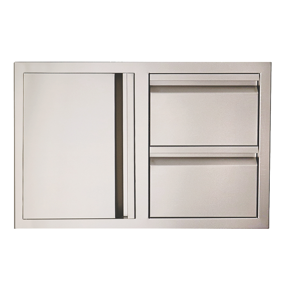 Valiant Double Drawer & Door Combo-Soft Close- VDC1SC