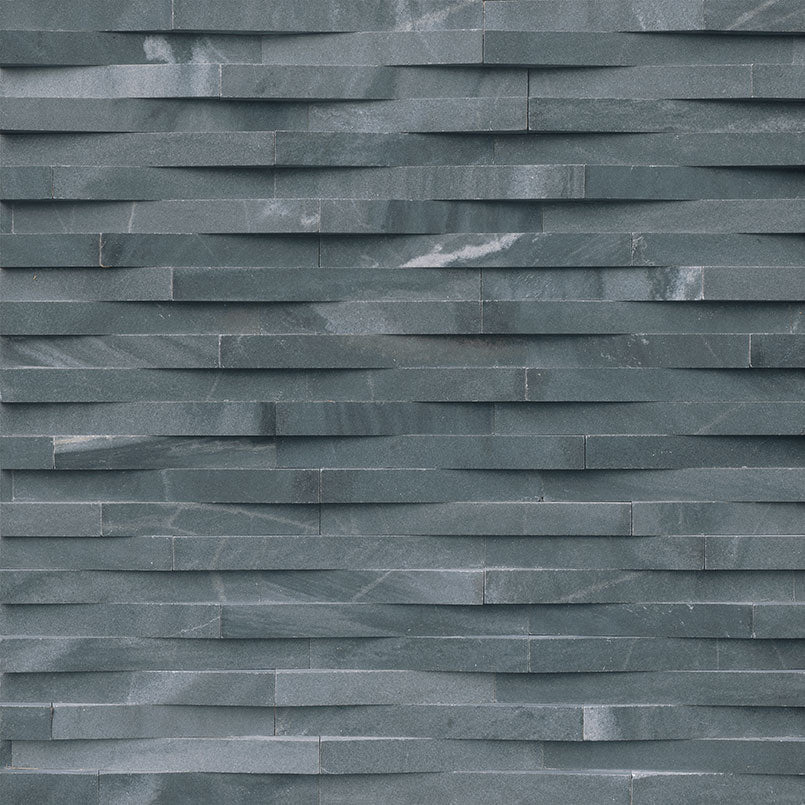 Cosmic Black 3d Wave Stacked Stone