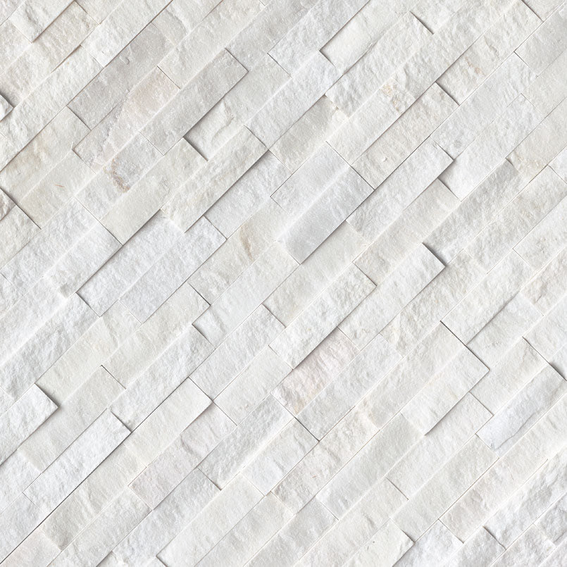 Cosmic White Stacked Stone
