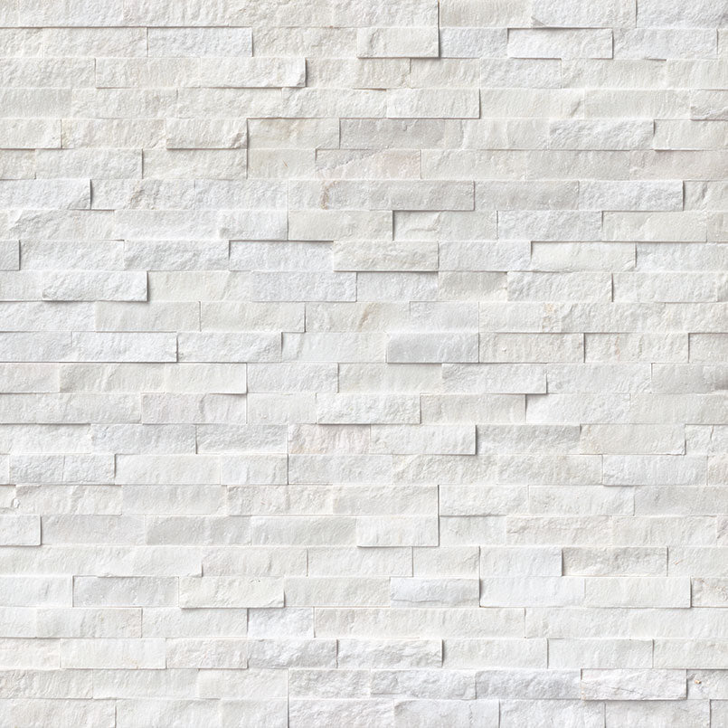 Cosmic White Stacked Stone