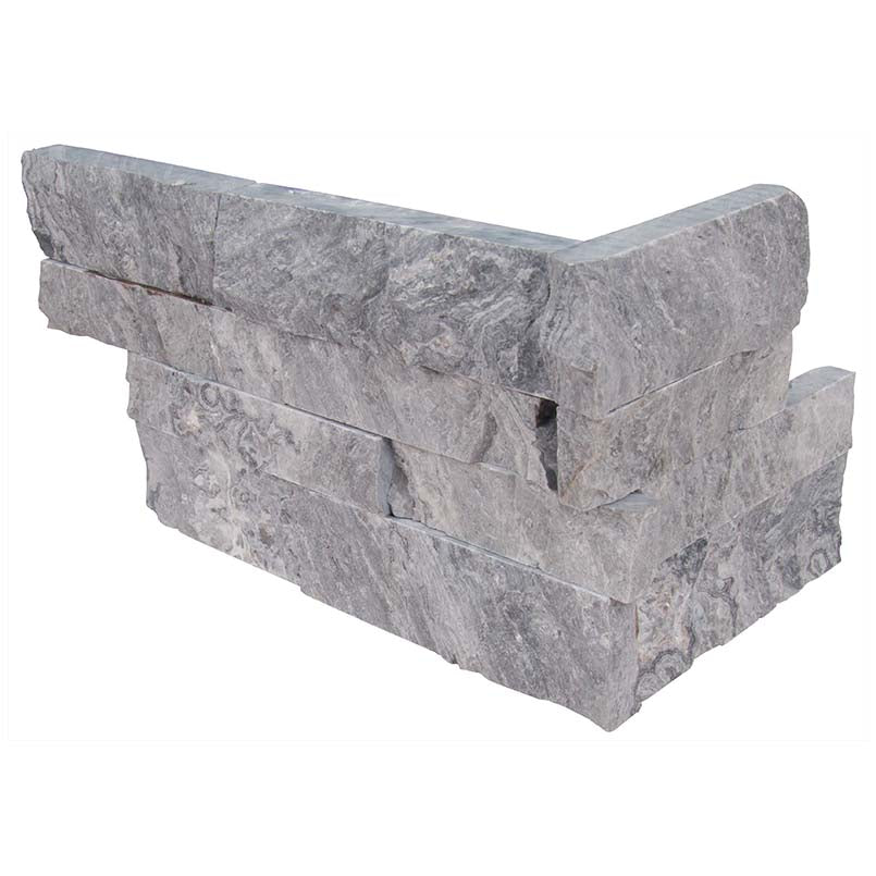 Glacial Grey Marble Stacked Stone