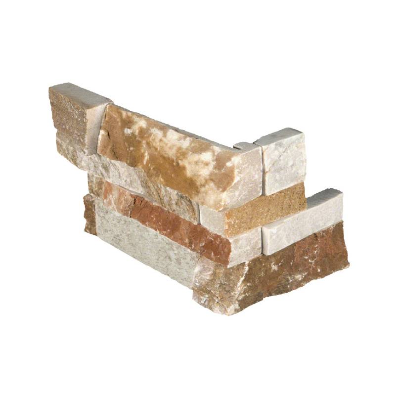 Golden White Stacked Stone