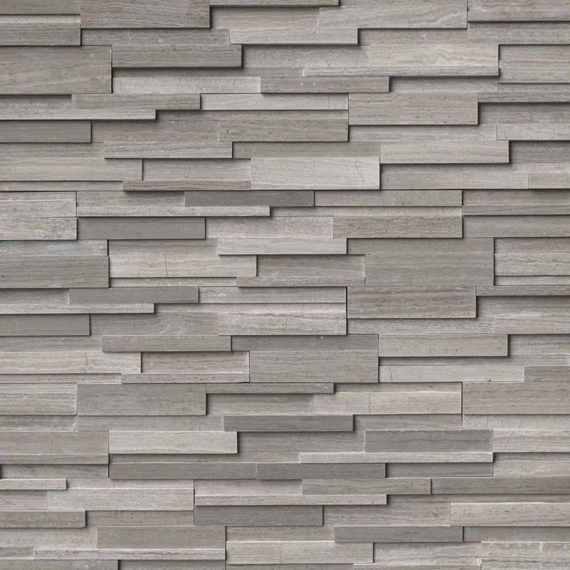 Gray Oak 3d Stacked Stone
