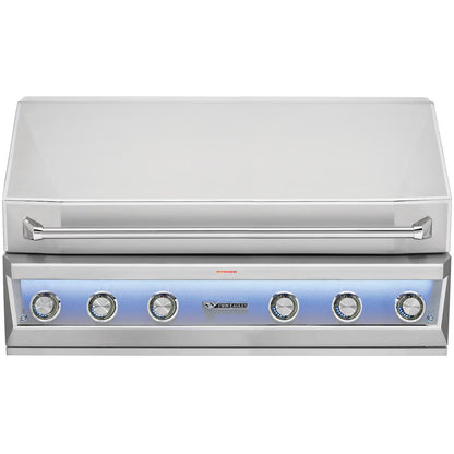 54" EAGLE ONE Super Premium Gas Grill with Black Glass Infrared Rotis Burner and Sear Zone- TE1BQ54RS