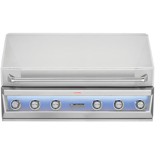 54" EAGLE ONE Super Premium Gas Grill with Black Glass Infrared Rotis Burner and Sear Zone- TE1BQ54RS