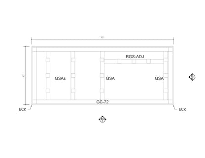 6 SERIES 6 Ft Outdoor Kitchen Island - 6.0RCSA