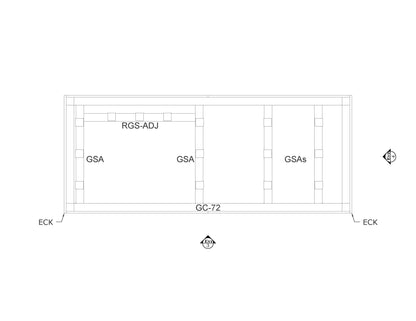 6 SERIES 6 Ft Outdoor Kitchen Island - 6.1RCSA
