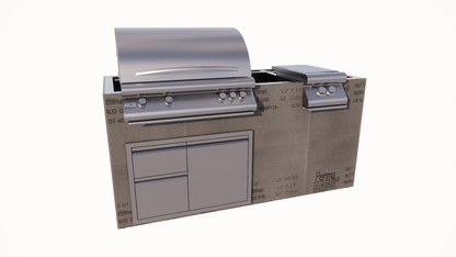 6 SERIES 6 Ft Outdoor Kitchen Island - 6.0RCSA