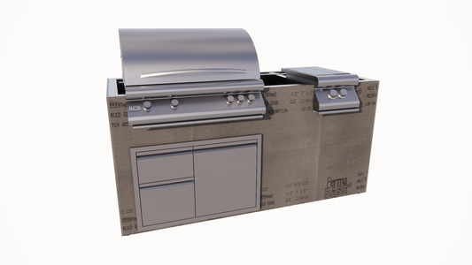 6 SERIES 6 Ft Outdoor Kitchen Island - 6.0RCSB