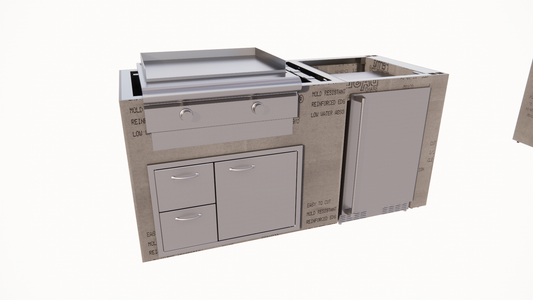 6 SERIES 6 Ft Outdoor Kitchen Island - 6.2BLZB
