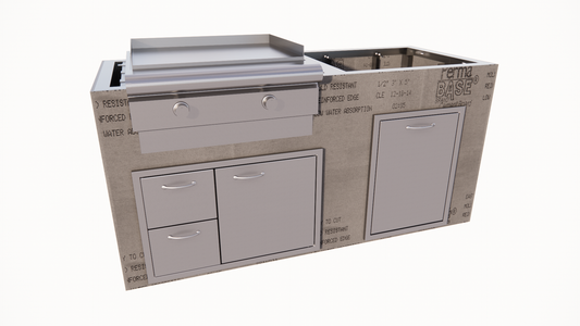 6 SERIES 6 Ft Outdoor Kitchen Island - 6.3BLZB