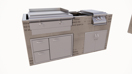 6 SERIES 6 Ft Outdoor Kitchen Island - 6.1BLZB