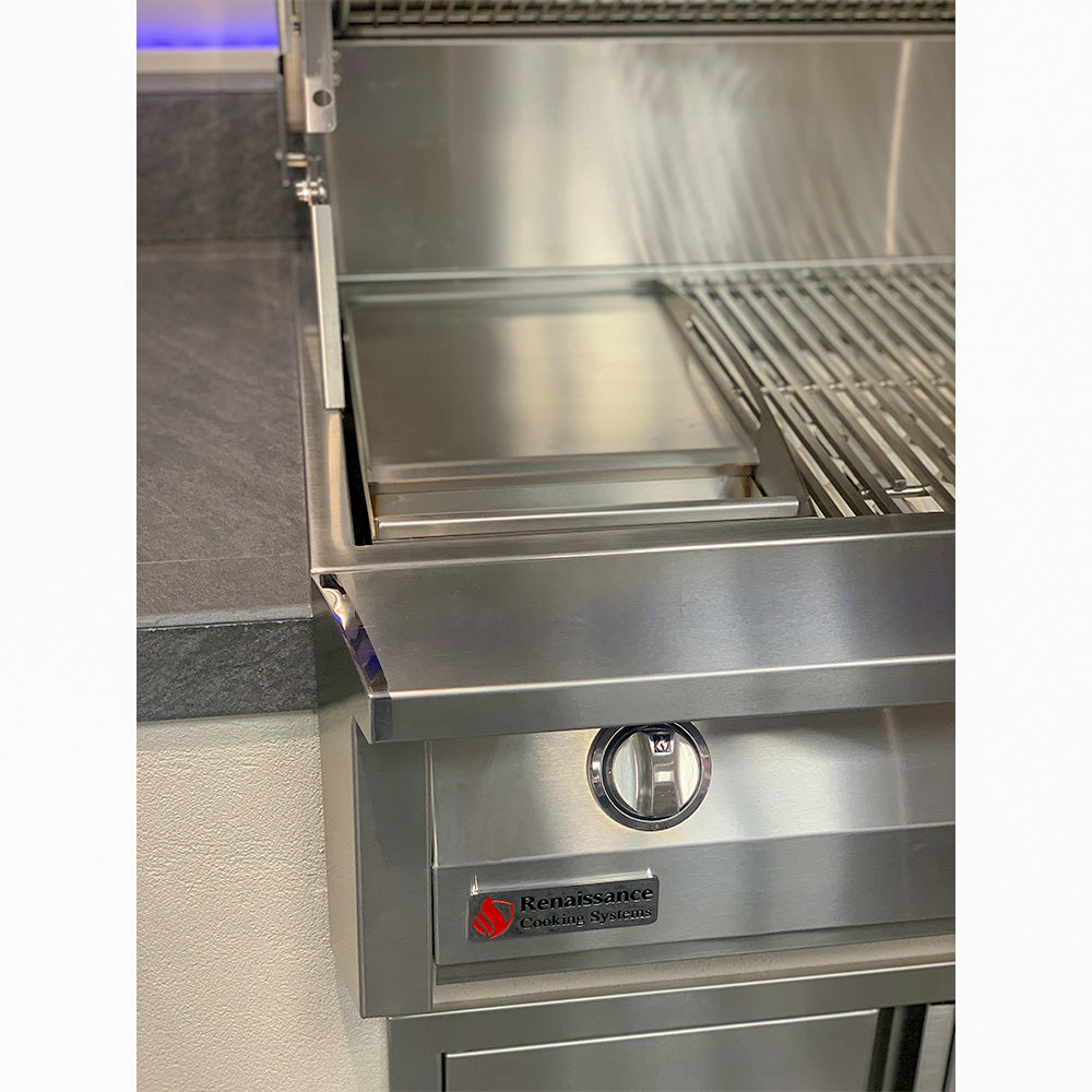 ARG Series Dual Plated Stainless Steel Griddle by Le Griddle- ASG2