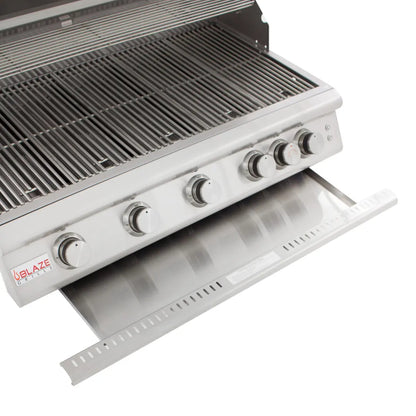 Blaze 40-Inch 5-Burner LTE Gas Grill with Rear Burner and Built-in Lighting System - BLZ-5LTE2-LP/NG
