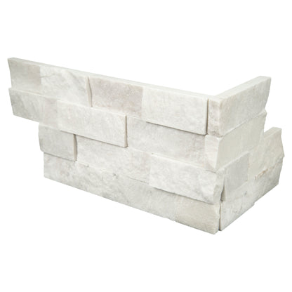 Cosmic White Stacked Stone