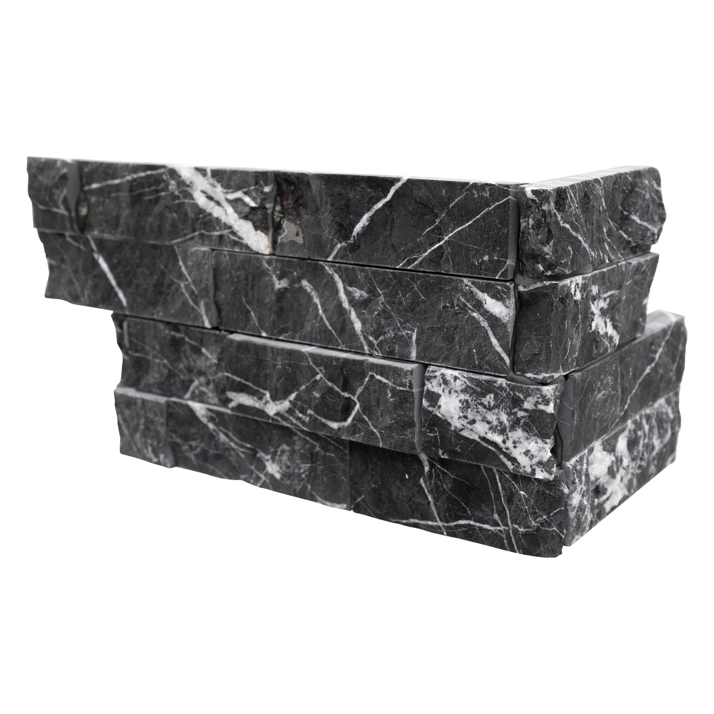 Marquina Nero Stacked Stone