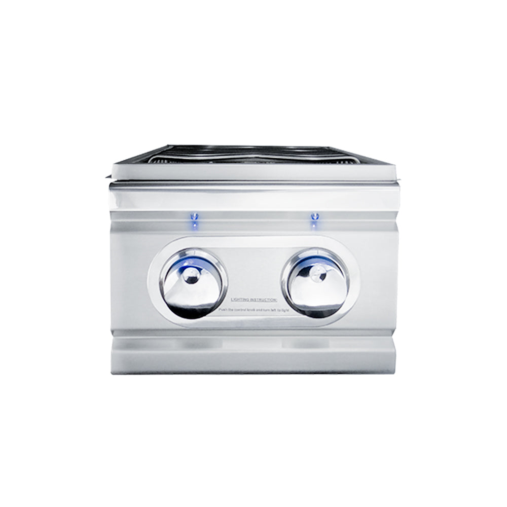 Cutlass Pro Double Side Burner- RDB1EL