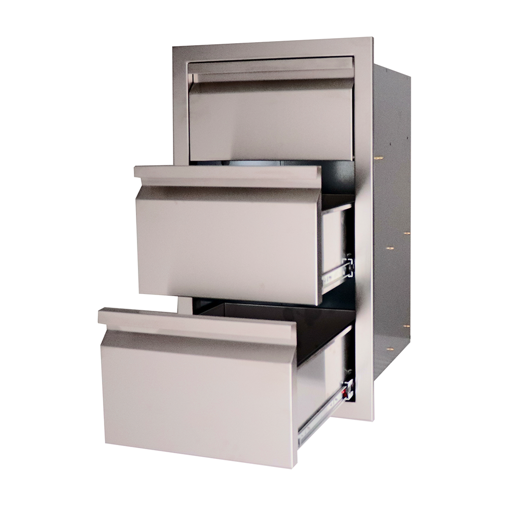 Valiant Series Double Drawer w/ Paper Towel Drawer Combo- VTHC1