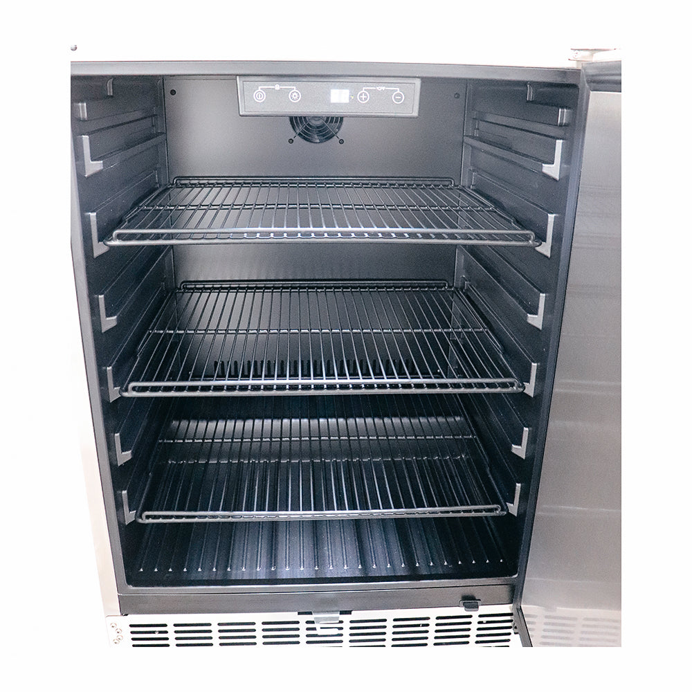RCS Glass Door Refrigerator W/Lock-  REFR2B