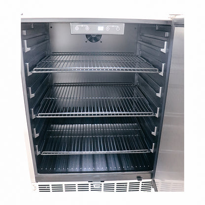 RCS Glass Door Refrigerator W/Lock-  REFR2B