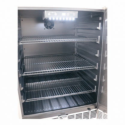 RCS Glass Door Refrigerator W/Lock-  REFR2B