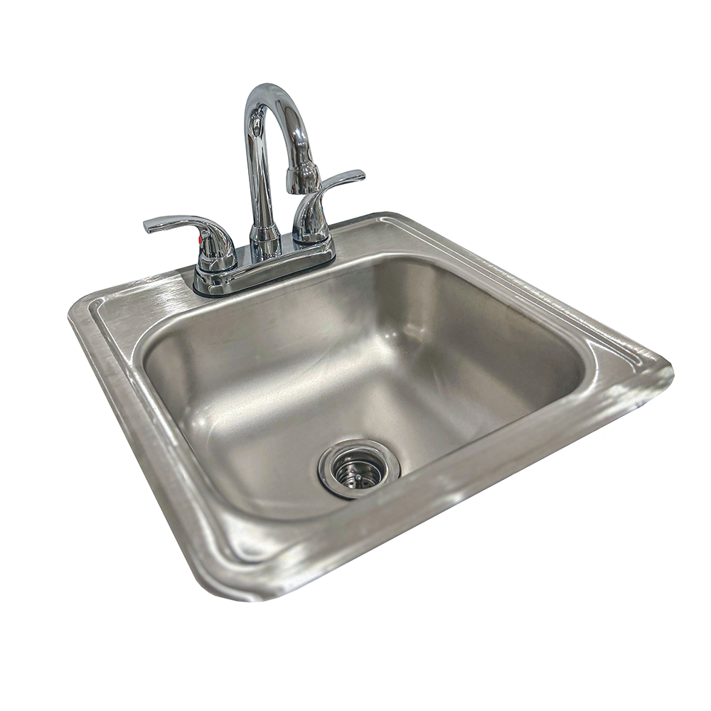 RCS STAINLESS SINK, 15"x15"- RSNK1