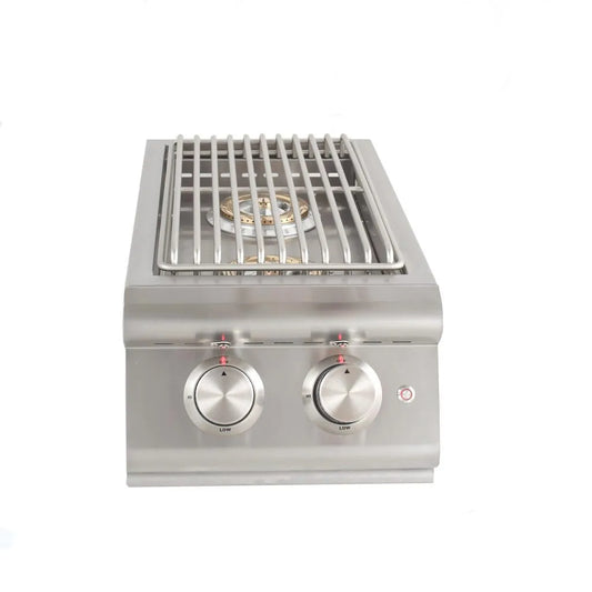 Blaze Built-In Premium LTE Double Side Burner with Lights - BLZ-SB2LTE-LP/NG