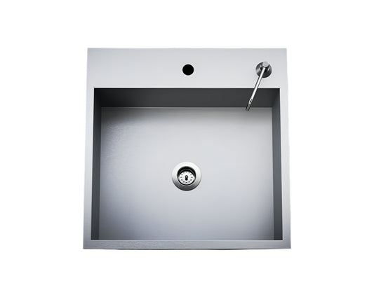 24" Twin Eagles Outdoor Sink with S/S Cover (Faucet Not Included)- TEOS24-B