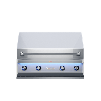 42" EAGLE ONE Super Premium Gas Grill with Black Glass Infrared Rotis Burner and Sear Zone- TE1BQ42RS