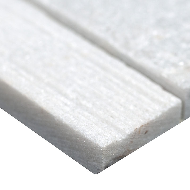 Arctic White Multi Finish Stacked Stone
