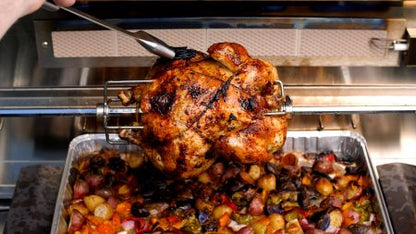 Blaze Rotisserie Kit For 32-Inch 4-Burner Gas Grill - BLZ-34-ROTIS-SS