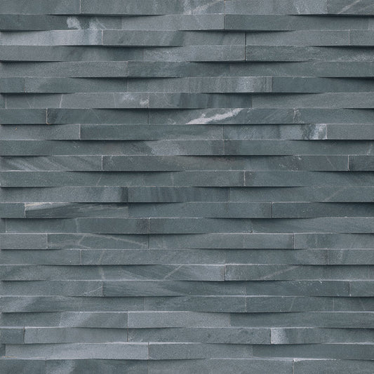 Cosmic Black 3d Wave Stacked Stone