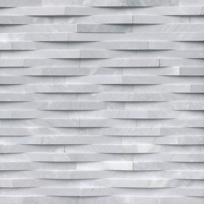 Cosmic Gray 3d Wave Stacked Stone