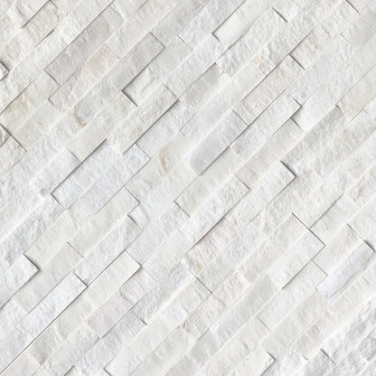 Cosmic White Stacked Stone