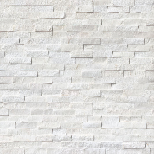 Cosmic White Stacked Stone