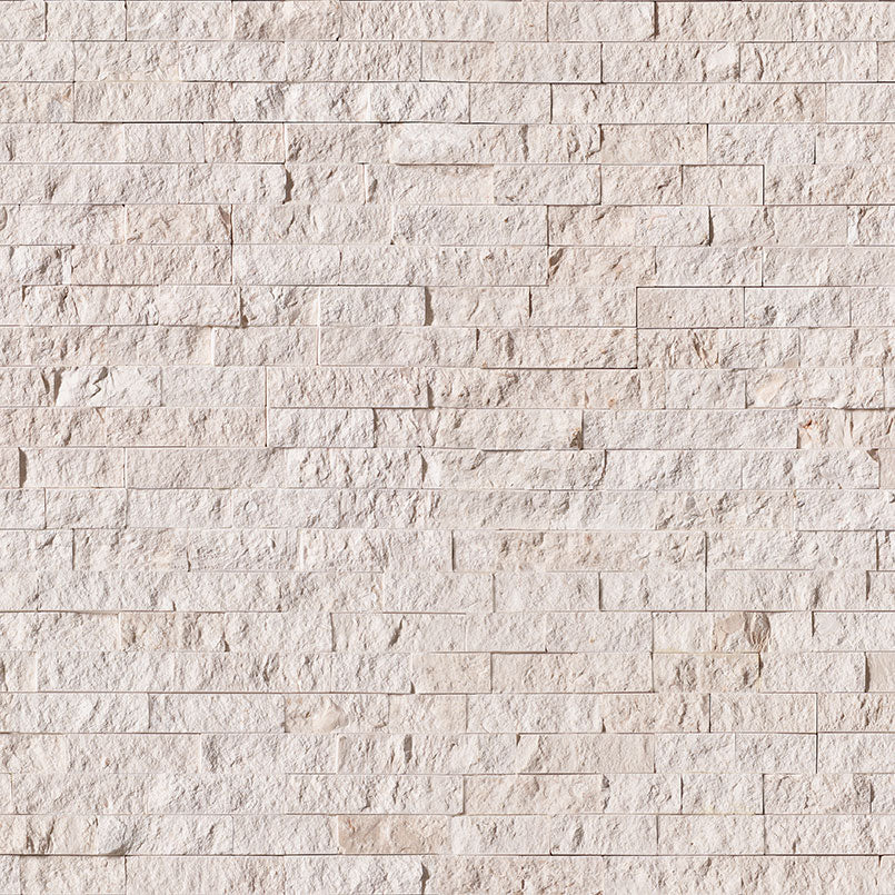 Mayra White Stacked Stone