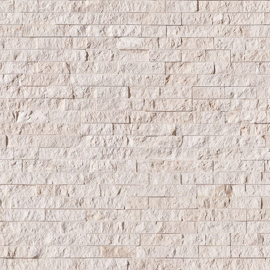 Mayra White Stacked Stone