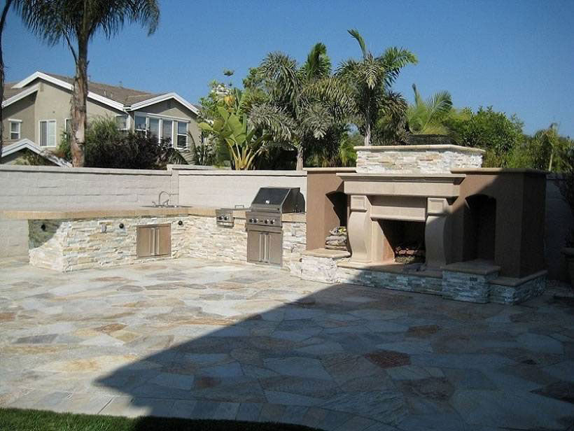 Golden Honey Stacked Stone