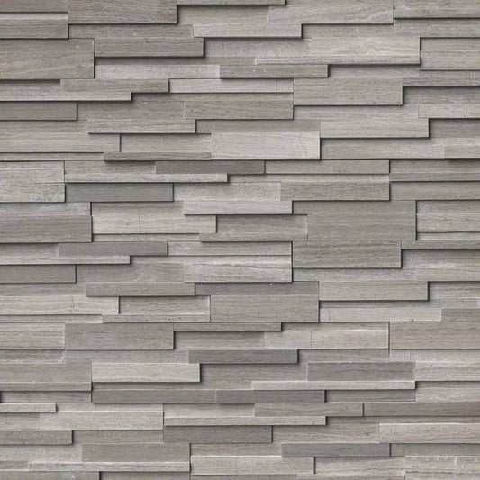 Gray Oak 3d Stacked Stone