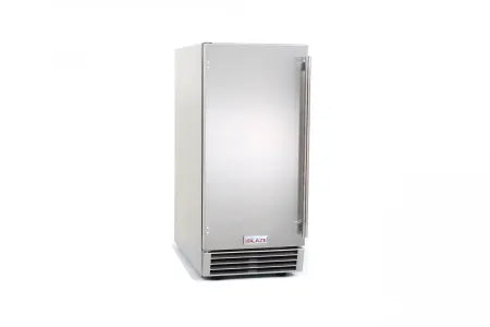 Blaze 50 Lb. 15-Inch Outdoor Ice Maker with Gravity Drain - BLZ-ICEMKR-50GR