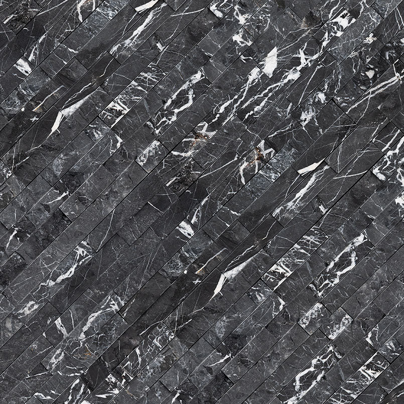 Marquina Nero Stacked Stone