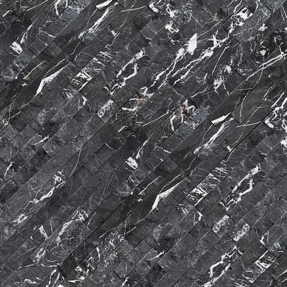 Marquina Nero Stacked Stone